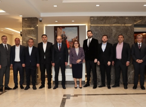 GAİMDER FATMA ŞAHİN'İ ZİYARET ETTİ